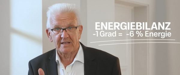 Winfried Kretschmann gibt Tipps zum Energiesparen (Quelle: Screenshot)