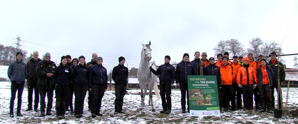 Azubis auf dem Haupt- und Landgest&uuml;t Marbach (Quelle: RIK)