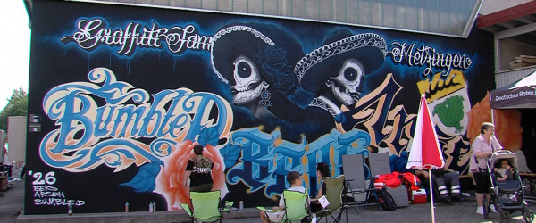 Graffiti-Kunstwerk beim Street-Art-Festival in Metzingen (Quelle: RIK)