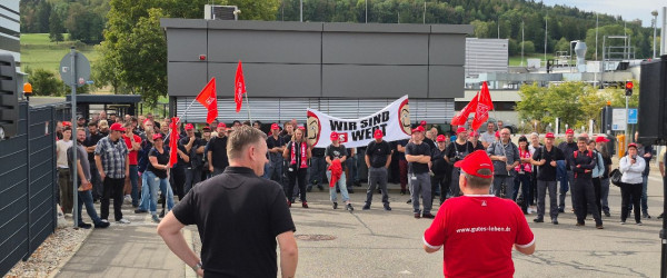 Warnstreik bei der Walter AG (Quelle: IG Metall)